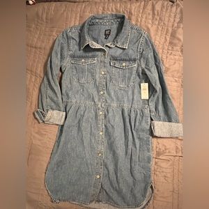 NWT, Gap Kids Girl’s Denim Dress, L(10)